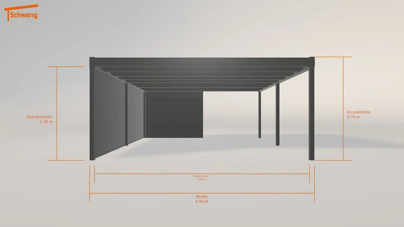 #DE Schweng Flachdachcarport C600 (ID x7k8db) #MTG