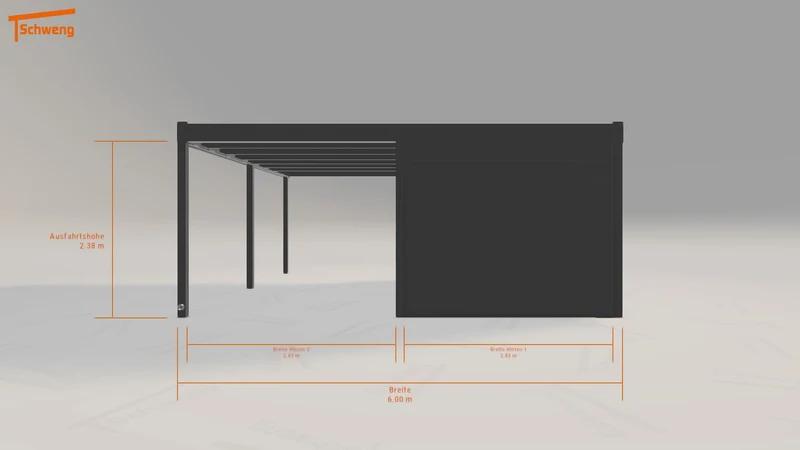 #DE Schweng Flachdachcarport C600 (ID x7k8db) #MTG