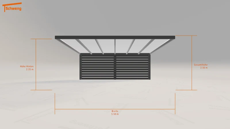 #DE Schweng Pultdachcarport S400 (ID 9wdpgp) #MTG