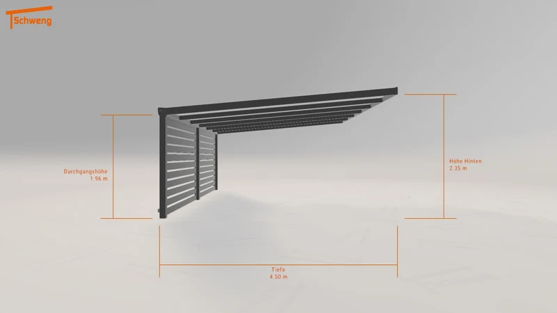 #DE Schweng Pultdachcarport S400 (ID 9wdpgp) #MTG
