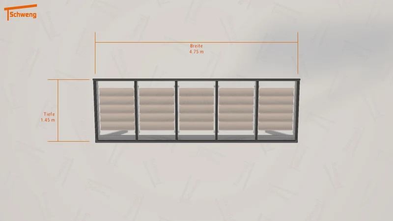 #DE Schweng Terrassenüberdachung S350 (ID 85r7pd)