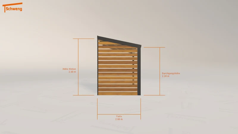 #DE Schweng Terrassenüberdachung S350 (ID 77g5b2)