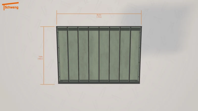 #DE Schweng Terrassenüberdachung S400 (ID g7bppq)