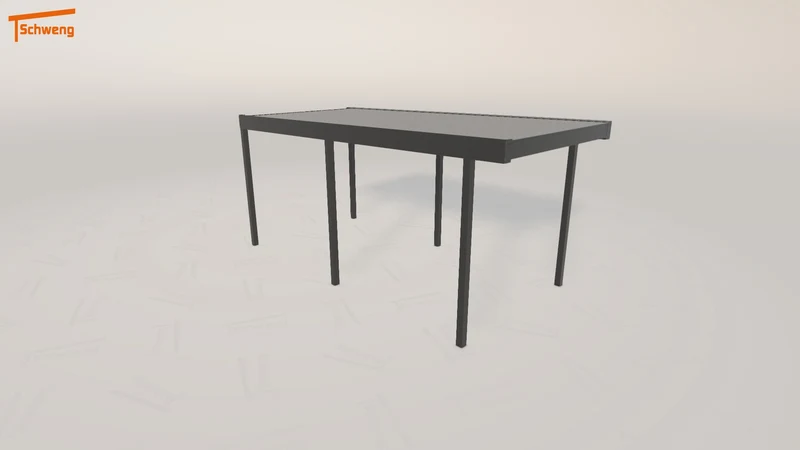 #DE Schweng Flachdachcarport C600 (ID 77gmnp)