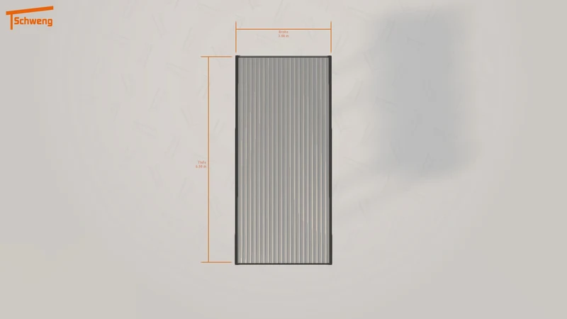 #DE Schweng Flachdachcarport C600 (ID 77gmnp)