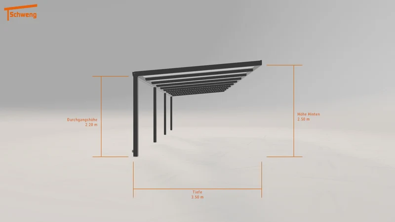 #DE Schweng Terrassenüberdachung S350 (ID rj3z7m)
