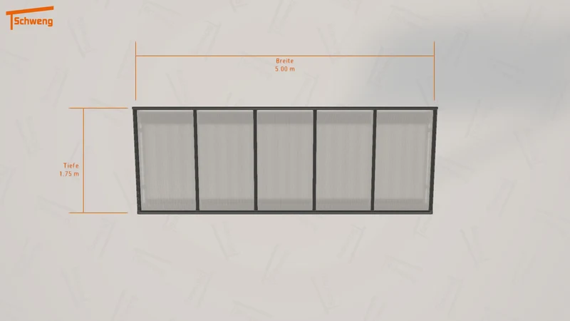 #DE Schweng Terrassenüberdachung S350 (ID n53xr4)