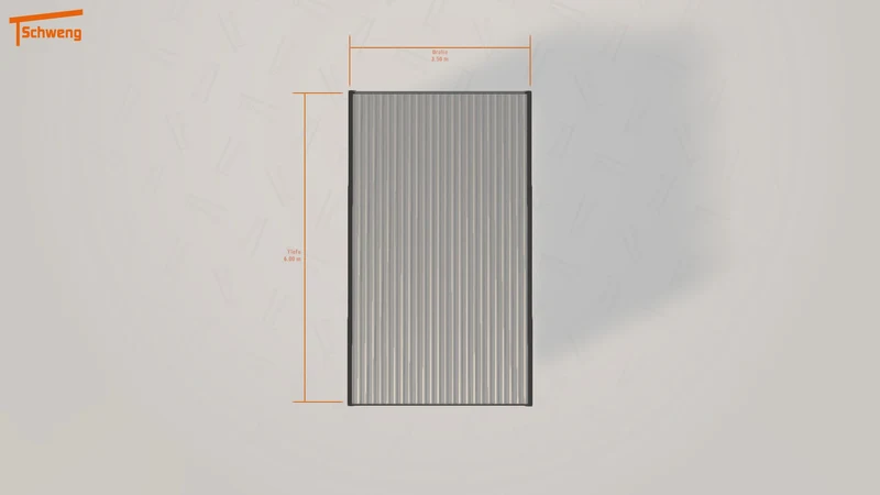 #DE Schweng Flachdachcarport C600 (ID bk8gv5)