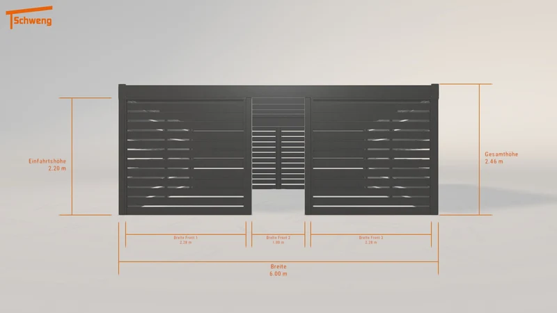 #DE Schweng Flachdachcarport C600 (ID x7knbn)