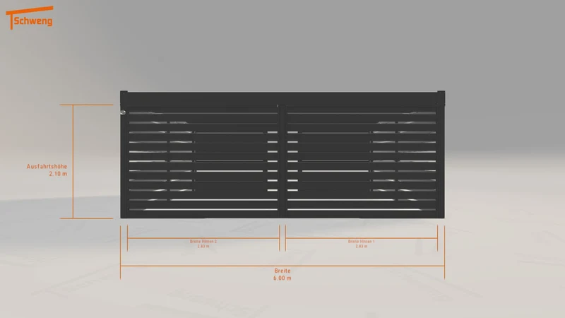 #DE Schweng Flachdachcarport C600 (ID x7knbn)