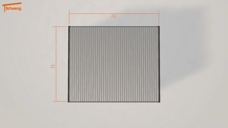 #DE Schweng Flachdachcarport C600 (ID x7knbn)