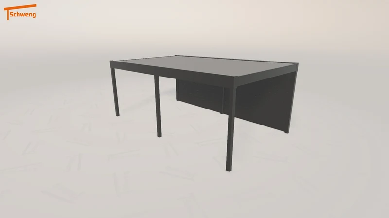 #DE Schweng Flachdachcarport C600+ (ID rj33qz) #MTG