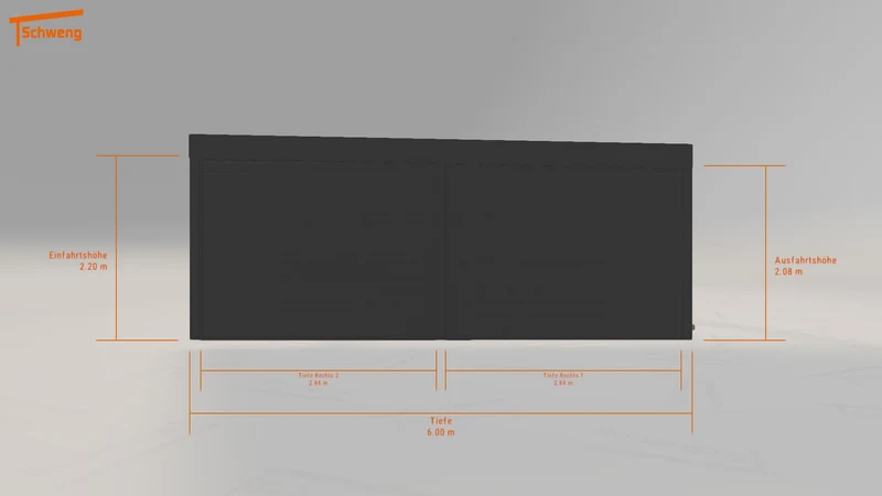 #DE Schweng Flachdachcarport C600+ (ID rj33qz) #MTG