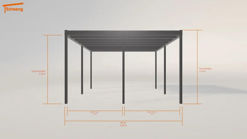 #DE Schweng Flachdachcarport C600+ (ID x7kkq9) #MTG