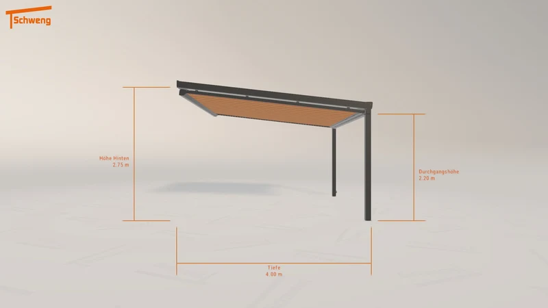 #DE Schweng Terrassenüberdachung S400 (ID 77ggx2)