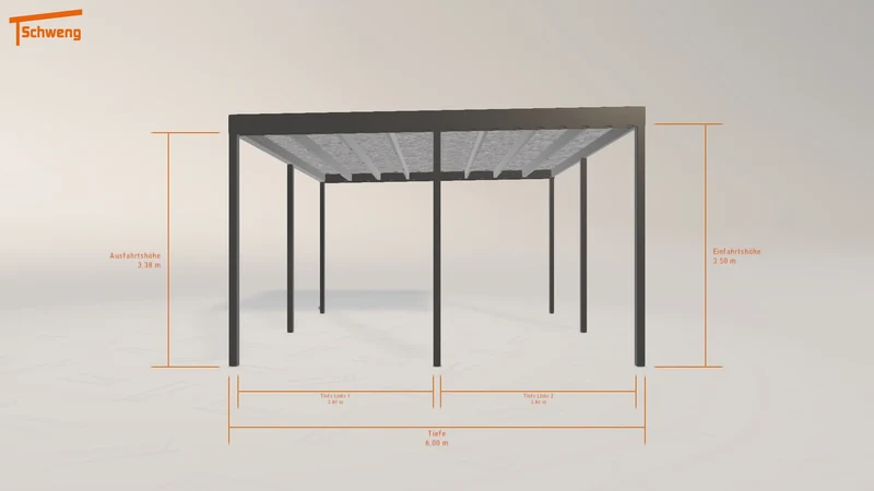 #DE Schweng Flachdachcarport C600+ (ID 5mgg5r) #MTG