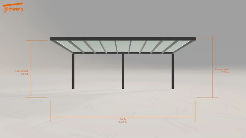 #AT Schweng Terrassenüberdachung S400 (ID 77g95j)
