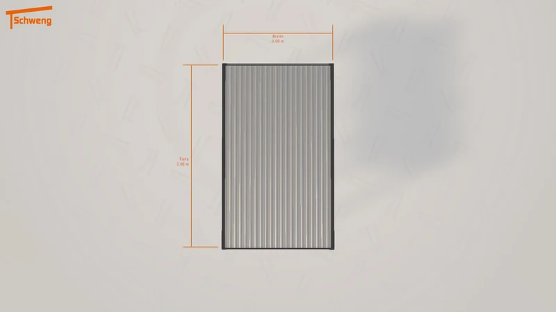 #DE Schweng Flachdachcarport C600 (ID rj3wqn) #MTG