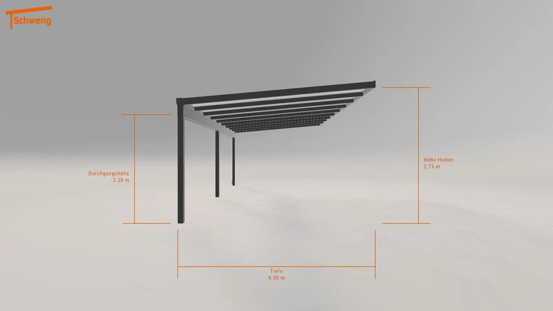 #DE Schweng Terrassenüberdachung S400 (ID qd3jk8)