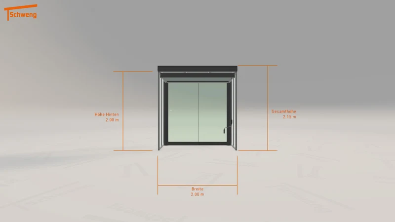 #DE Schweng Terrassenüberdachung S400 (ID rj35r9)