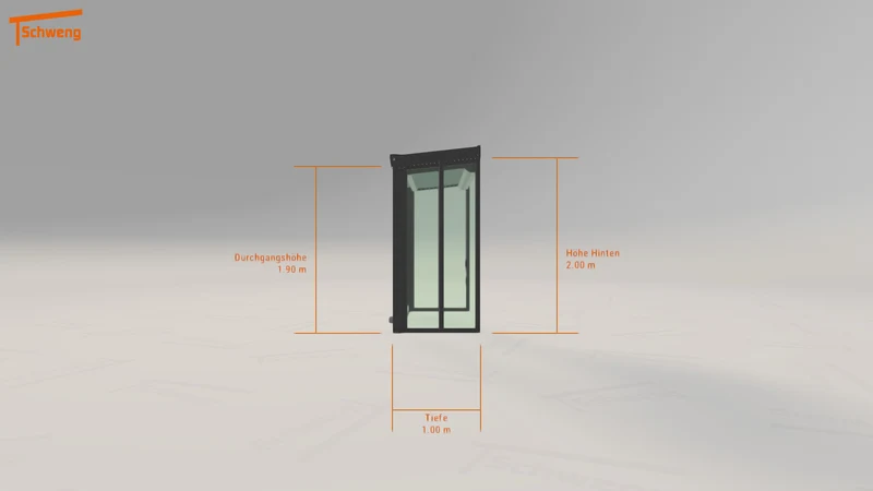 #DE Schweng Terrassenüberdachung S400 (ID rj35r9)