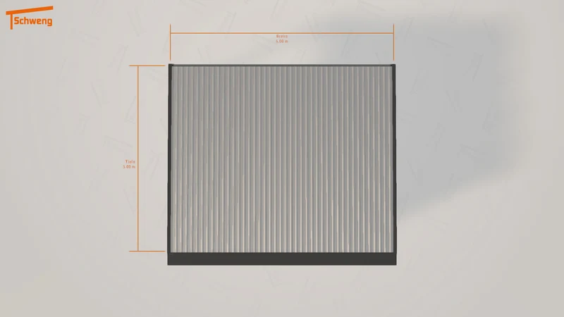 #DE Schweng Flachdachcarport C600 (ID mj3pr3) #MTG