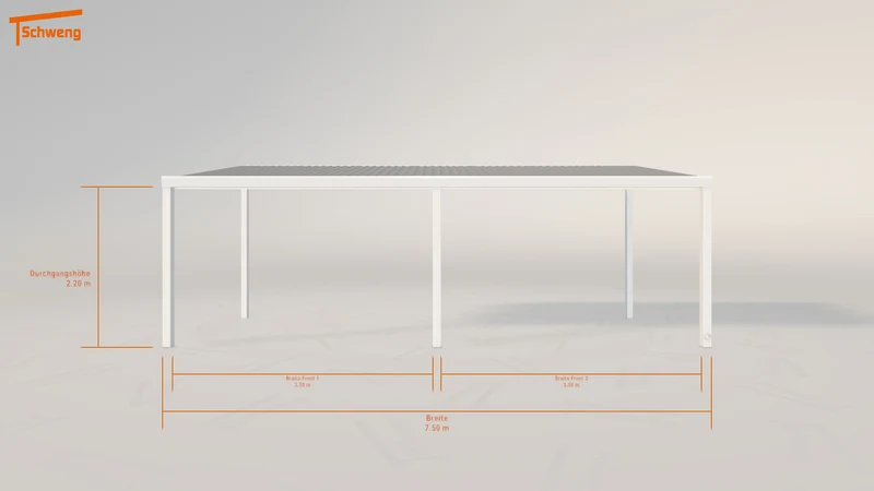 #DE Schweng Pultdachcarport S400 (ID 77gwmx)