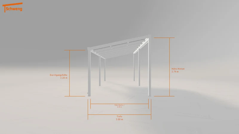 #DE Schweng Pultdachcarport S400 (ID 77gwmx)
