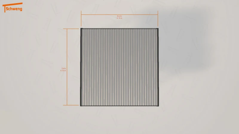 #DE Schweng Flachdachcarport C600+ (ID 33g7gq) #MTG