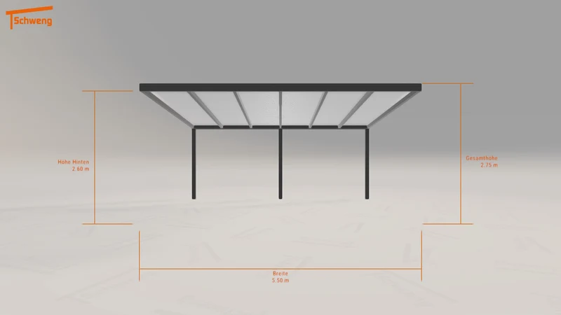 #DE Schweng Terrassenüberdachung S400 (ID 85rdvw)