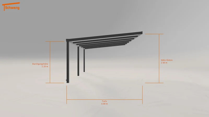#DE Schweng Terrassenüberdachung S400 (ID 85rdvw)