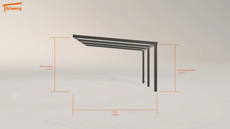 #DE Schweng Terrassenüberdachung S400 (ID mj35m4)