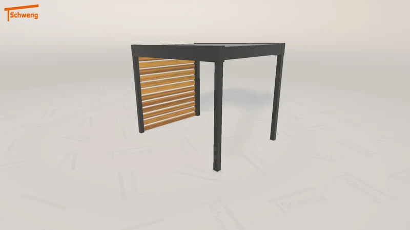 #DE Schweng Flachdachcarport C600 (ID n533p7)