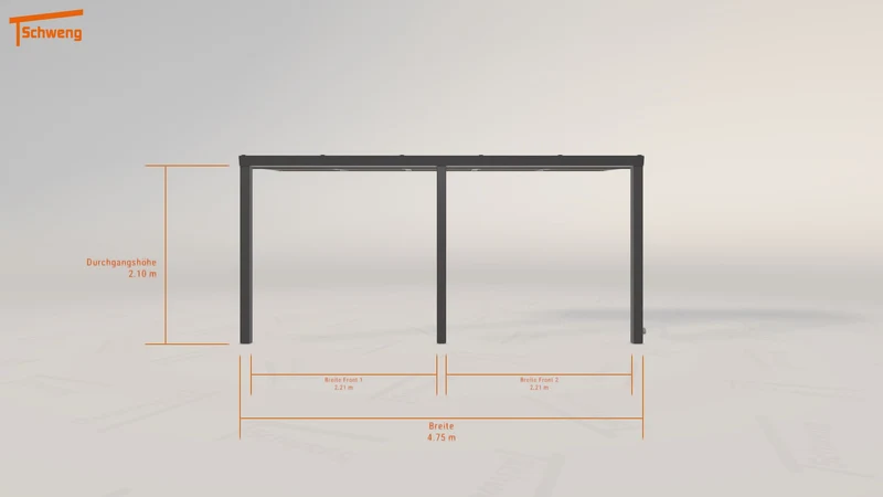 #DE Schweng Terrassenüberdachung S350 (ID zbkk7d)