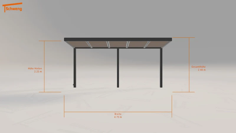 #DE Schweng Terrassenüberdachung S350 (ID zbkk7d)