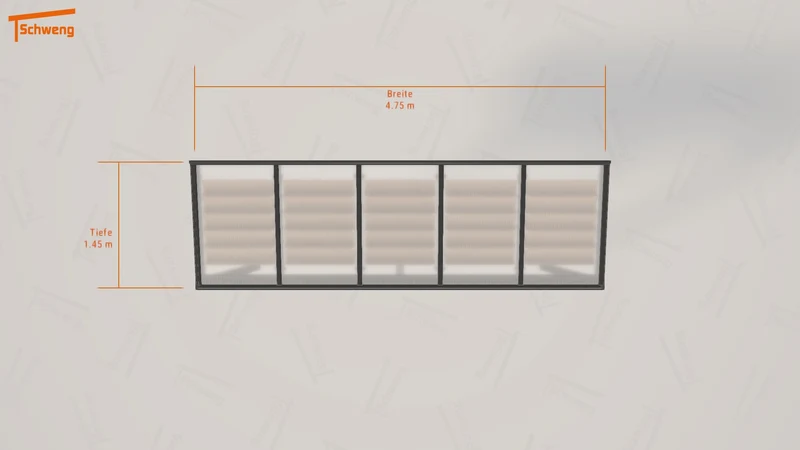 #DE Schweng Terrassenüberdachung S350 (ID zbkk7d)