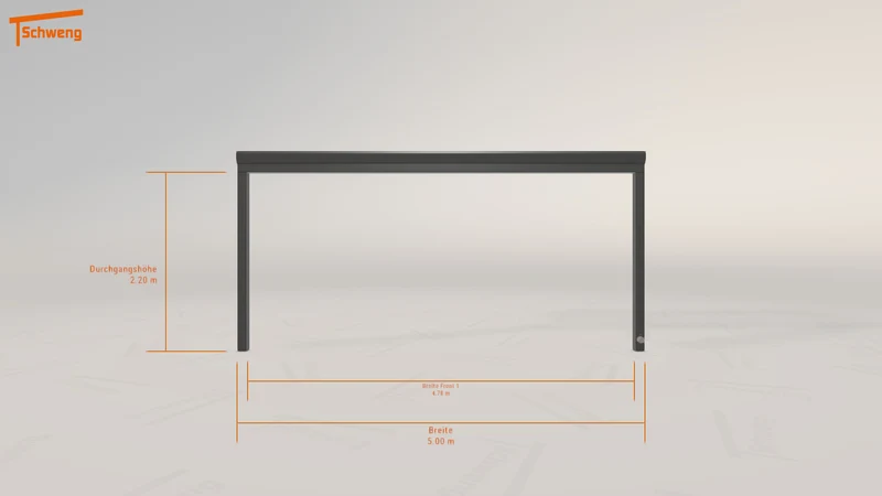 #DE Schweng Terrassenüberdachung S400 (ID 9wdd33)