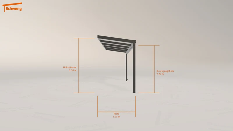 #DE Schweng Terrassenüberdachung S400 (ID 9wdd33)