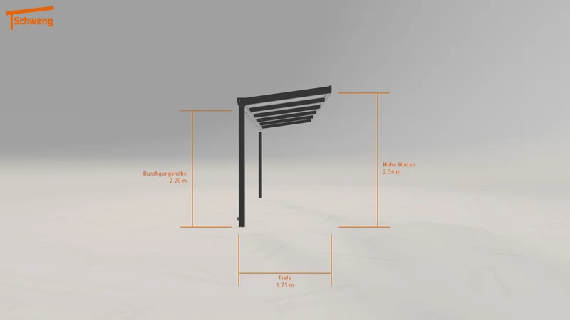 #DE Schweng Terrassenüberdachung S400 (ID 9wdd33)