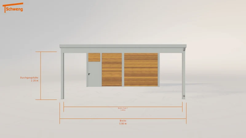 #DE Schweng Pultdachcarport S400 (ID rj33v5)