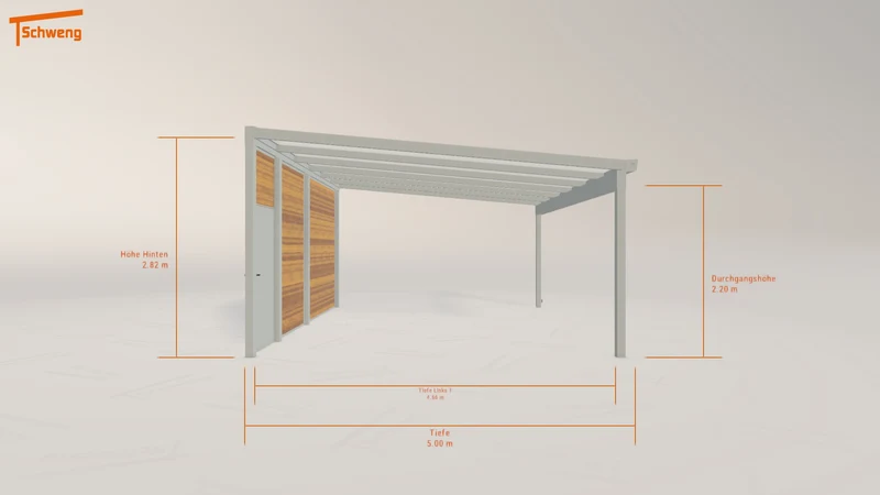 #DE Schweng Pultdachcarport S400 (ID rj33v5)