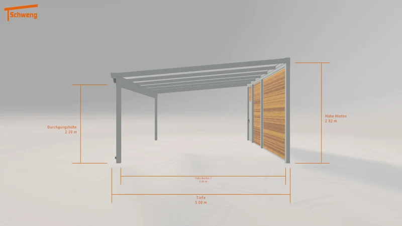 #DE Schweng Pultdachcarport S400 (ID rj33v5)
