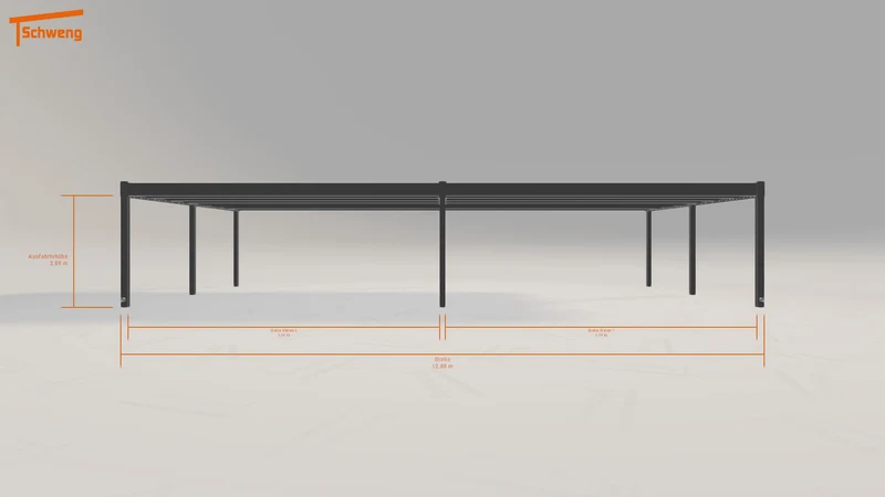 #DE Schweng Flachdachcarport C600 (ID ygk2ng) #MTG