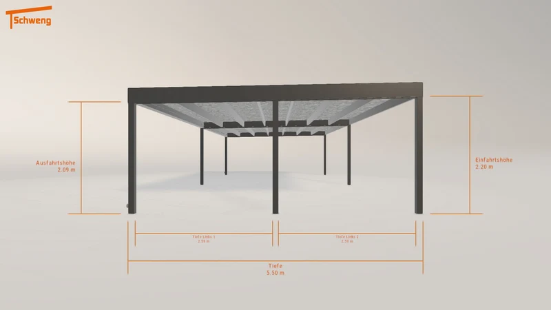 #DE Schweng Flachdachcarport C600 (ID ygk2ng) #MTG