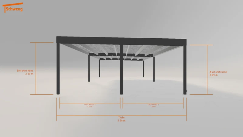 #DE Schweng Flachdachcarport C600 (ID ygk2ng) #MTG