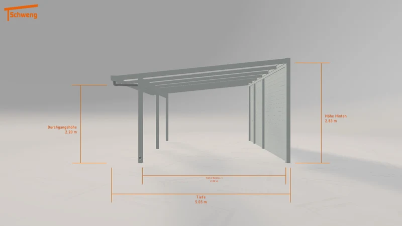 #DE Schweng Pultdachcarport S400 (ID ygk848) #MTG