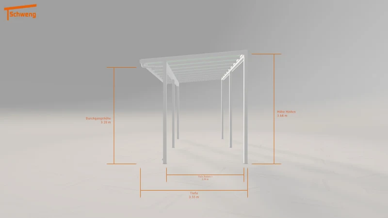 #DE Schweng Pultdachcarport S350 (ID ygkn9g)