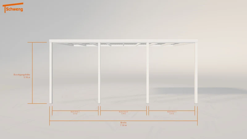 #DE Schweng Pultdachcarport S400 (ID pb393q)