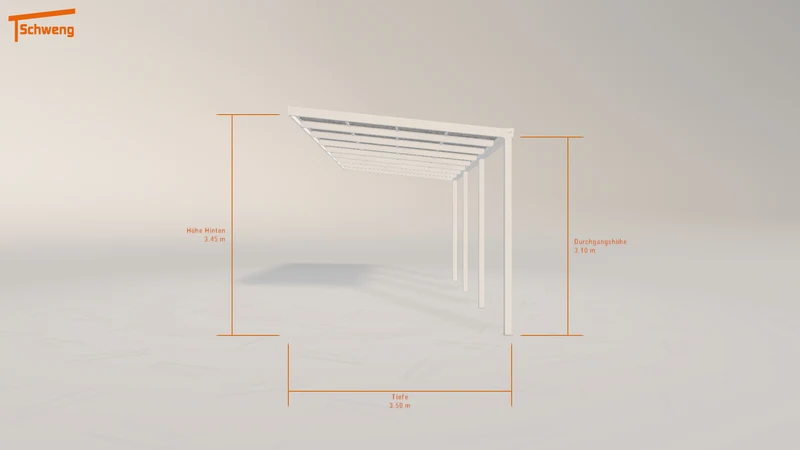 #DE Schweng Pultdachcarport S400 (ID pb393q)