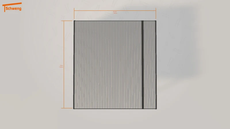 #DE Schweng Flachdachcarport C600 (ID x7k9k4)
